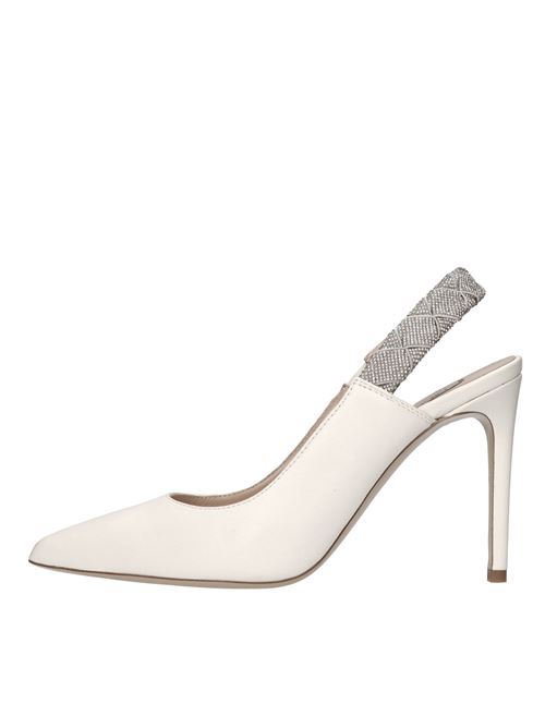 Décolleté slingback in pelle e microstrass NINALILOU | 321214L9 NAPPAAVORIO